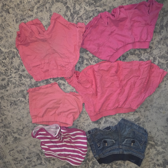 Vibrant Pink and Striped Kids Shorts Collection - Picture 12 of 14